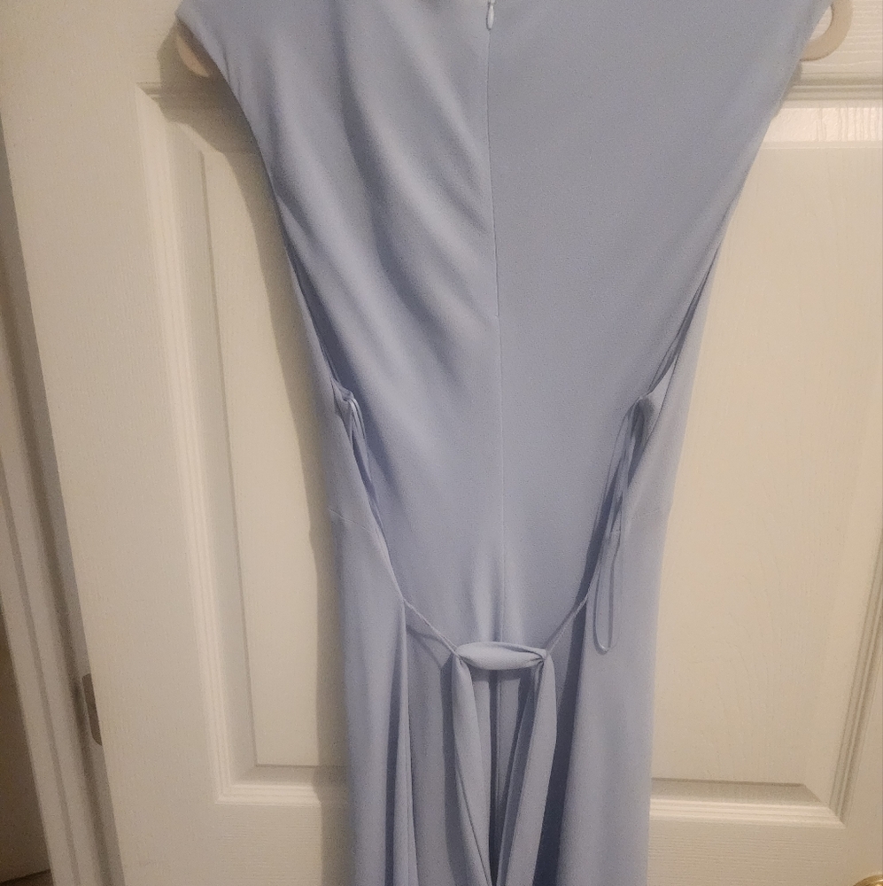 Ralph Lauren Light Blue Midi Dress - Picture 4 of 5